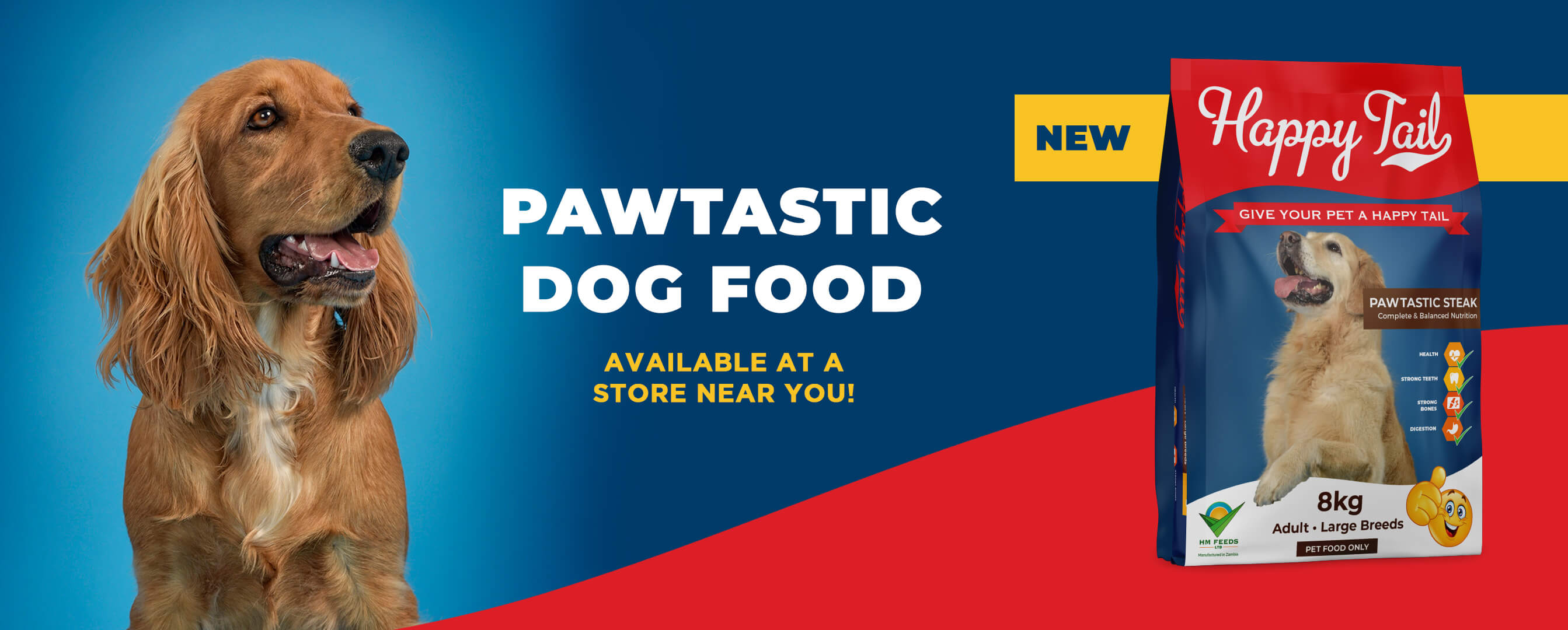 Affordable & Nutritious Pellet Dog Food made in Zambia Happy Tail